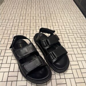 Maguire Tavira leather Black Sandals